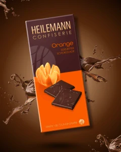 HEILEMANN Hořká čokoláda s pomerančem 80g