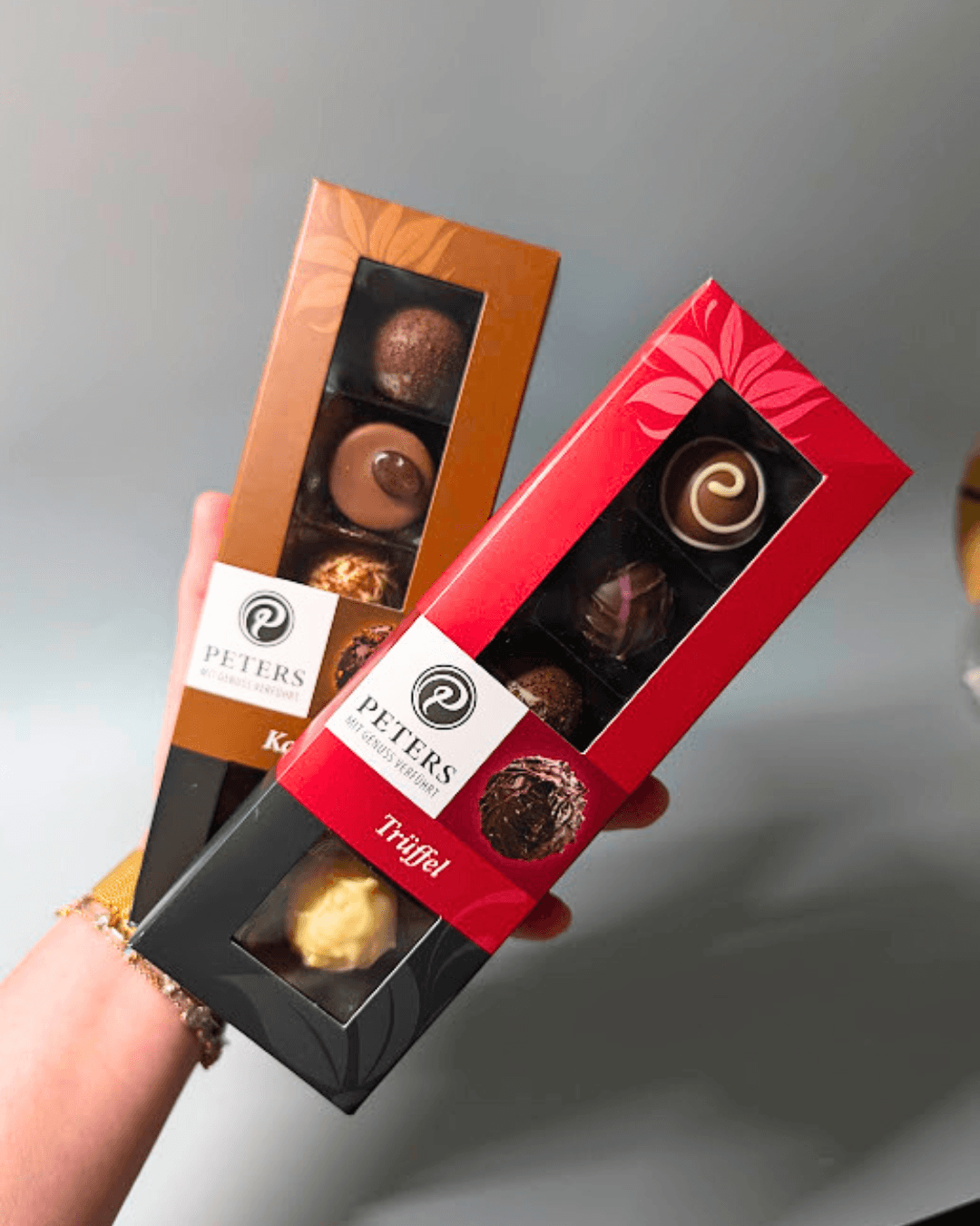 PETERS – Kávové pralinky 62g S ALKOHOLEM