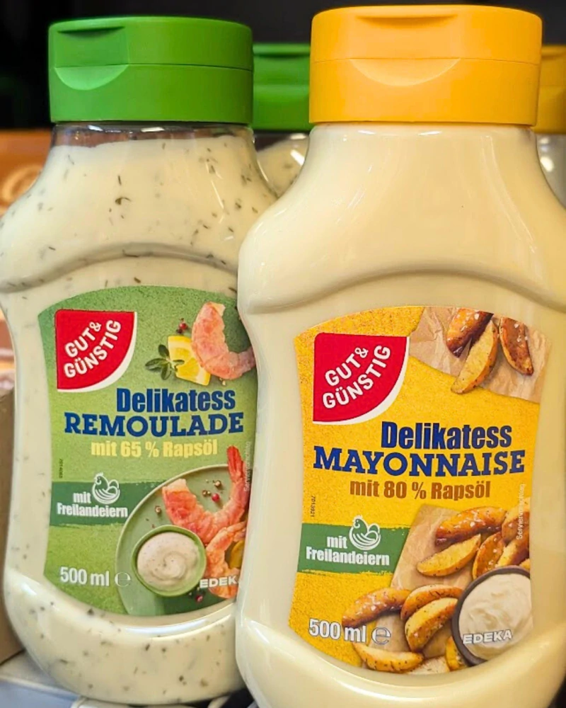 EDEKA Remuláda s 65% řepkovým olejem 500 ml