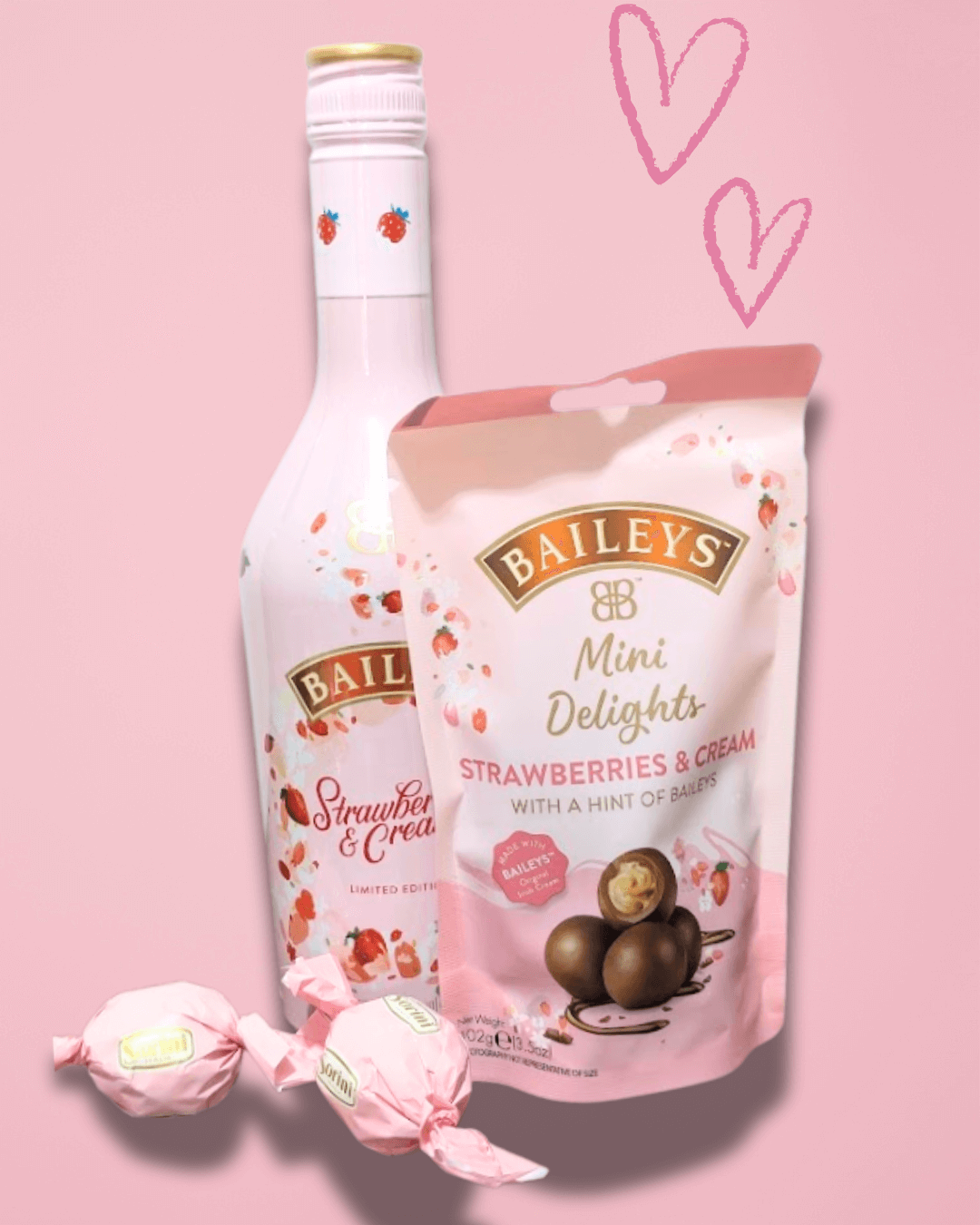 BAILEYS Strawberries & Cream Krémový jahodový likér 0,5l