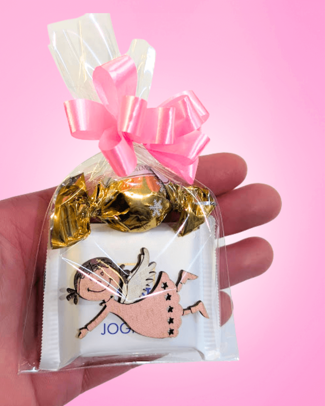 Mini balíček Andělka (růžovo -bílý)