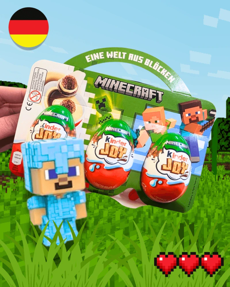 Kinder vajíčko KINDER JOY 20 g - LIMITOVANÁ EDICE MINECRAFT