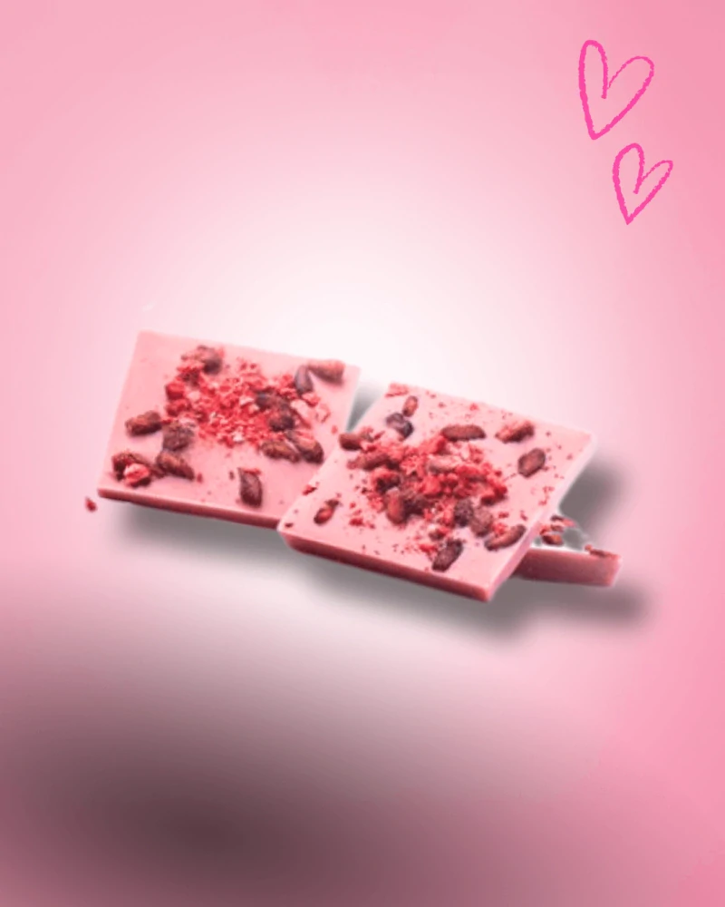 Laurence Chommelier Ruby čokoláda s jahodami a granátovým jablkem 100g