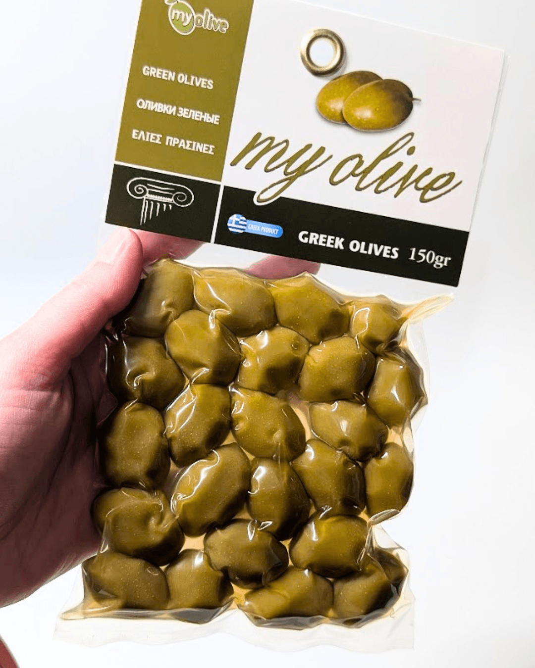 ŘECKO - Zelené olivy 150 g, PREMIUM CRETE