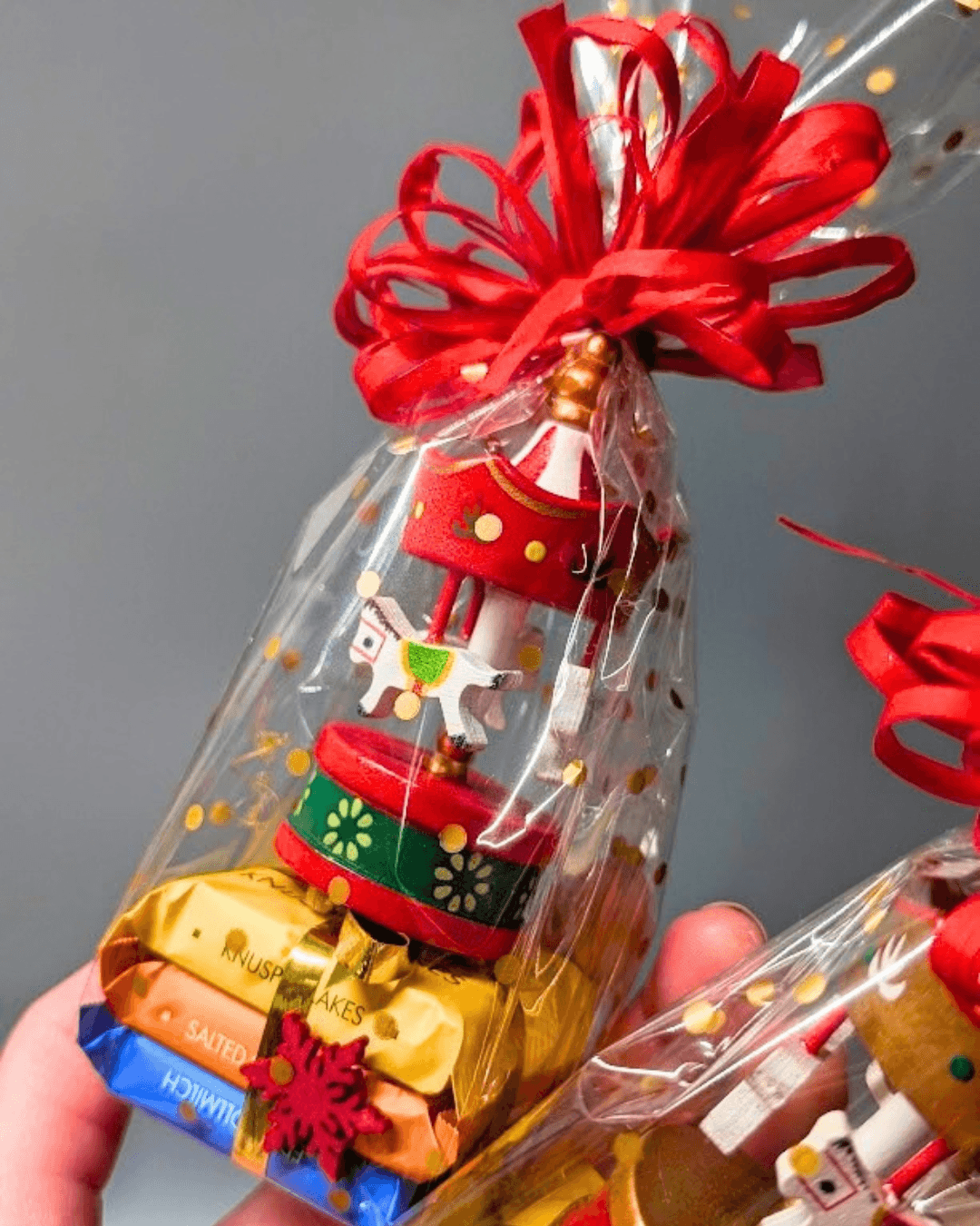 VÁNOCE-Mini dárkový balíček Ritter sport čokoládky VÁNOČNÍ KOLOTOČ