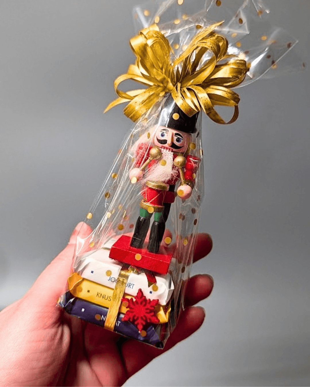 VÁNOCE-Mini dárkový balíček Ritter sport čokoládky VÁNOČNÍ LOUSKÁČEK