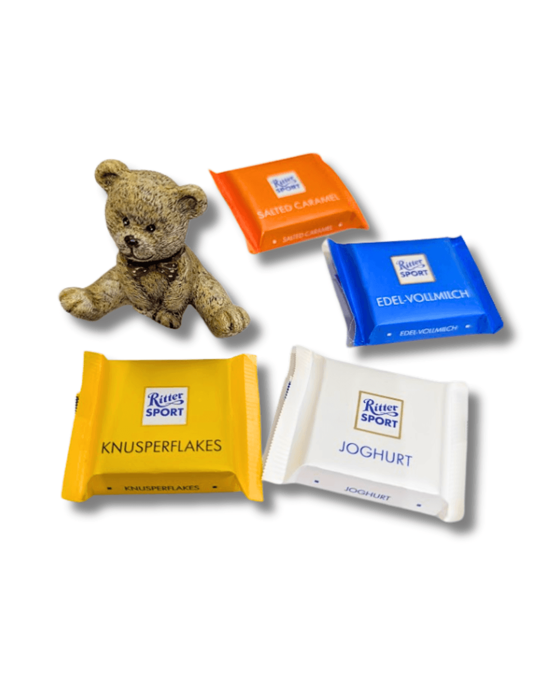 MEDVÍDCI - Mini dárkový balíček Ritter sport čokoládky MEDVÍDEK BÉĎA