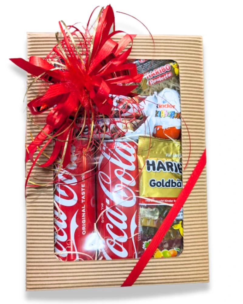 Dárková krabička s CocaColou
