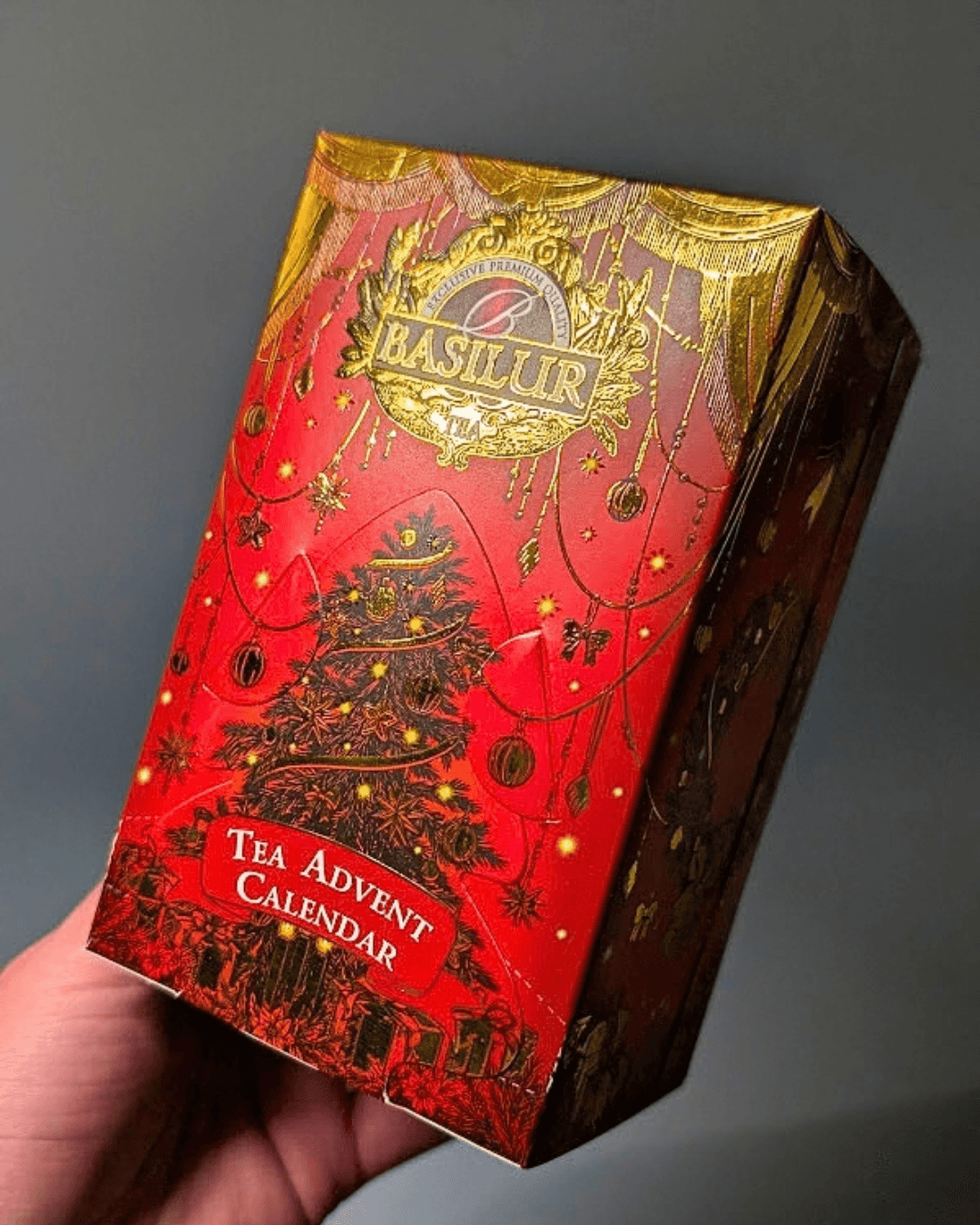VÁNOCE-Dárkový balíček ADVENTNÍ KALENDÁŘ BASILUR S LOUSKÁČKEM
