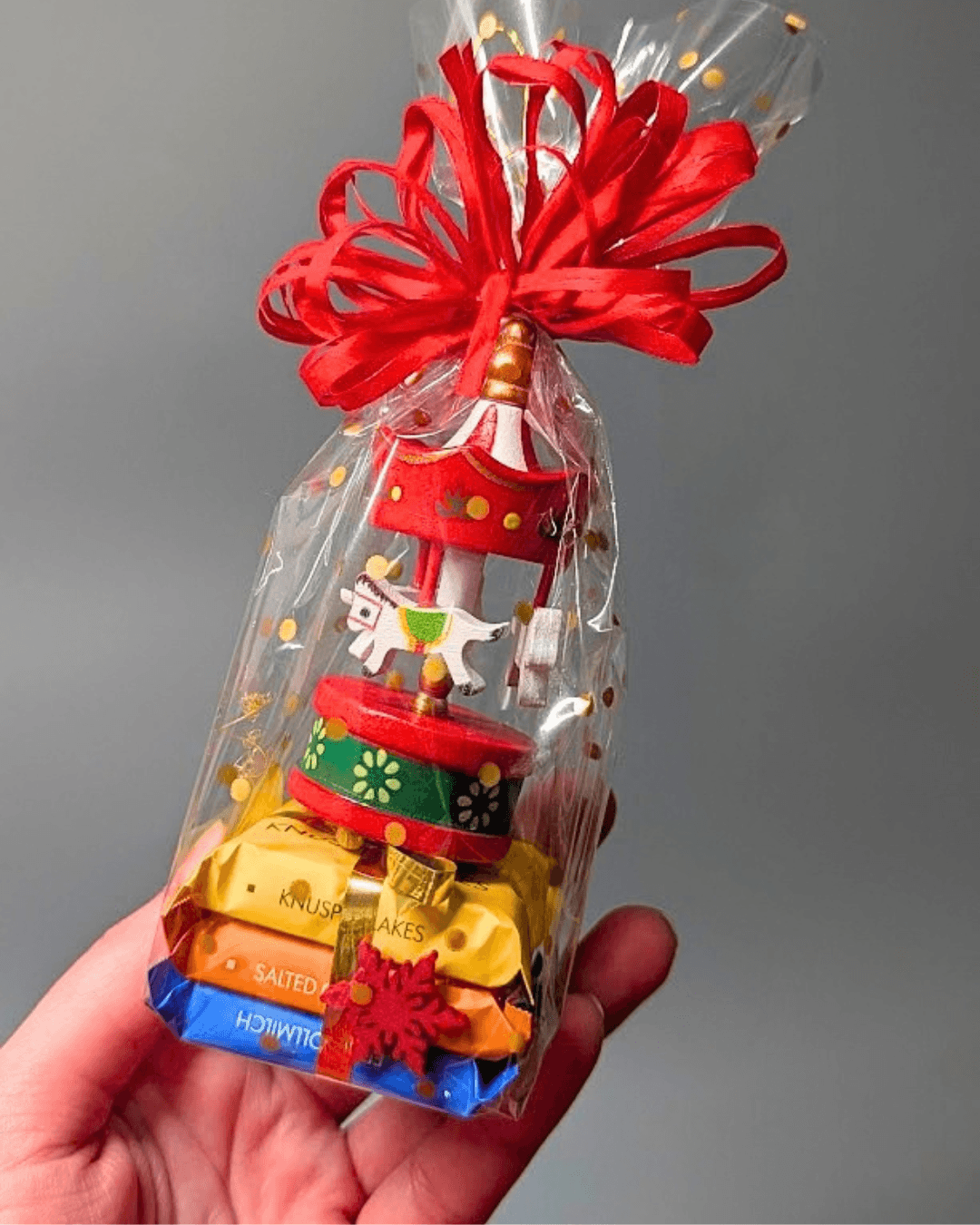 VÁNOCE-Mini dárkový balíček Ritter sport čokoládky VÁNOČNÍ KOLOTOČ