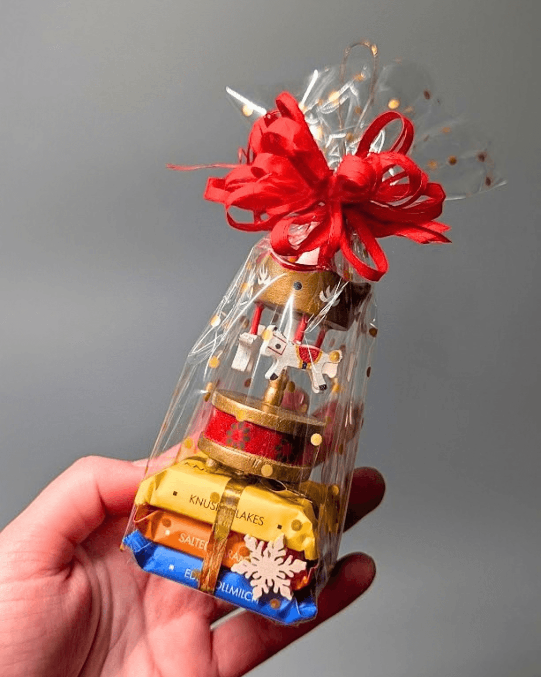 VÁNOCE-Mini dárkový balíček Ritter sport čokoládky VÁNOČNÍ KOLOTOČ