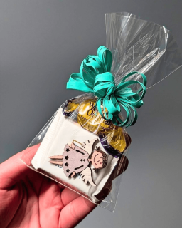 ANDĚLSKÁ-Mini balíček Ritter Sport Andělka (bílo-tyrkysový)